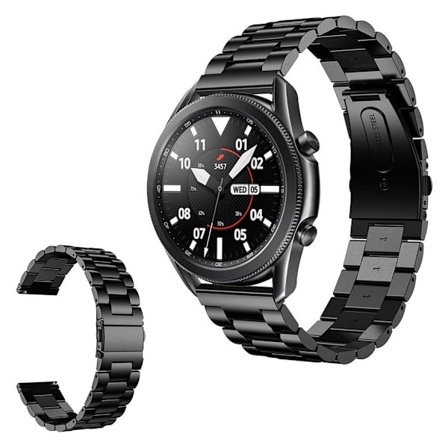 Samsung Galaxy Watch 3 (45mm) rostfritt stål klockarmband - svart
