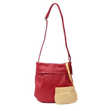 Zwei Zwei Mademoiselle M10 red Rød, Dame Skuldertasker, Størrelse: ONE Size