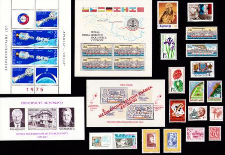 Europæiske lande - Frimærkepakke - Postfrisk