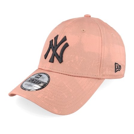 New Era - MLB Pink adjustable Czapka Z Daszkiem - New York Yankees Print 9FORTY Pink/Black Adjustable @ Hatstore