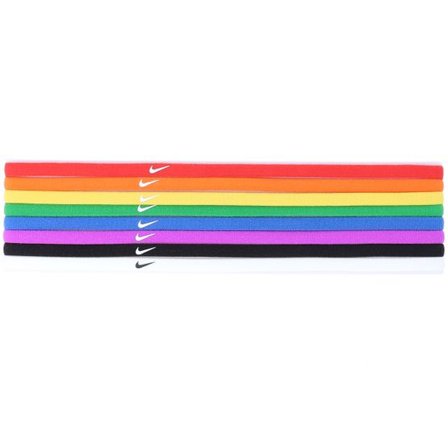 Nike - Multi headband Beanie - 8 Pack Skinny Multi Color Hairbands @ Hatstore