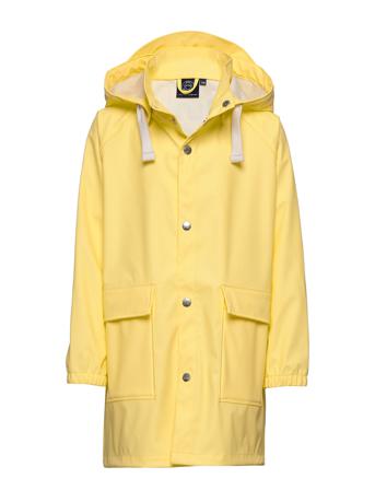 K. Love Print Rain Jacket Yellow Svea