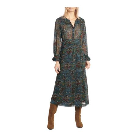 Ba&Sh, Midi Dresses Blauw, Dames, Maat:S,Viscose