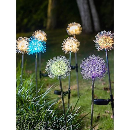 2023 Solcelled Løvetand Lys Jordforbindelsesledning Vandafvisende