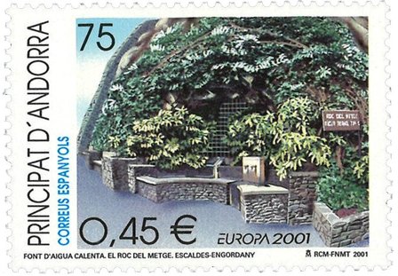 Spansk Andorra - EUROPA 2001 - Postfrisk frimærke