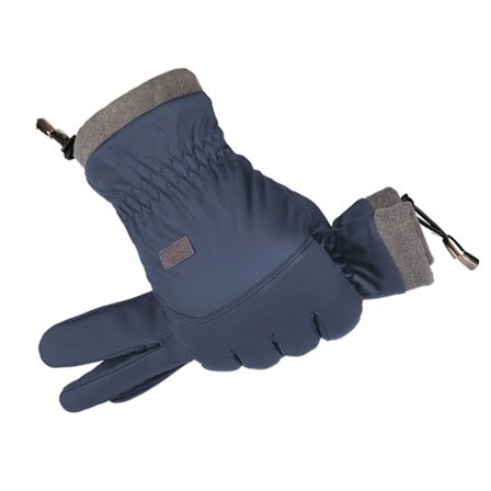 1 par vindafvisende ridehandsker fortykke tekstur vandtæt skridsikker