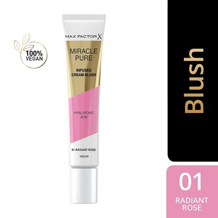 Max Factor Miracle Pure Cream Blush 01 Radiant rose, Makeup, Ansigt, Blush
