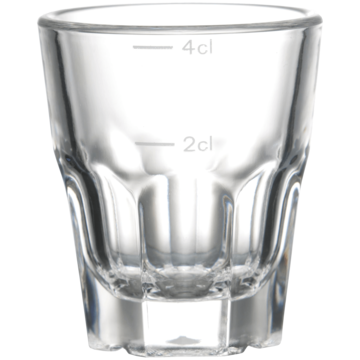 SHOTGLASS GRANITY UKNUS. 4 CL