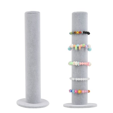 Velvet Scrunch Organizer, Vertikal Smycken Armband Display Stand, hårband, armband Hållare Organizer Display Organizer