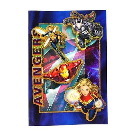 Avengers Marvel 3D Grattiskort