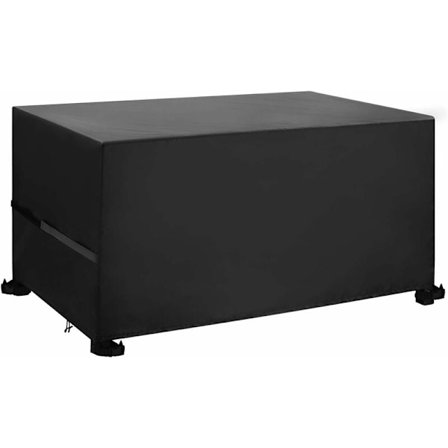 Vattentätt trädgårdsmöbelöverdrag 210 D, UV-beständig Oxford-tyg för bordstol, soffa-250 × 250 × 90cm KLB
