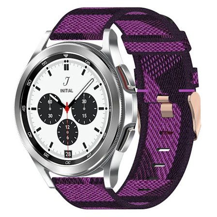 Bästsäljande vävt klockarmband i nylon, kompatibelt med Samsung Galaxy Watch 4 Classic 42mm
