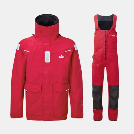 Completo da vela Gill OS2 Offshore Rosso, uomo, X-Small