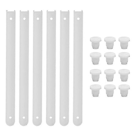 3 Sæt Plastskuffer Glideskinner Skuffe Udskiftningsdele Skuffeskinner Skuffespor -n1994