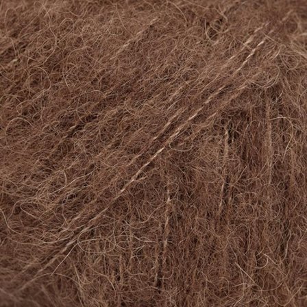 Drops Garn Brushed-Alpakka-Silk Sjokolade 38, 25g