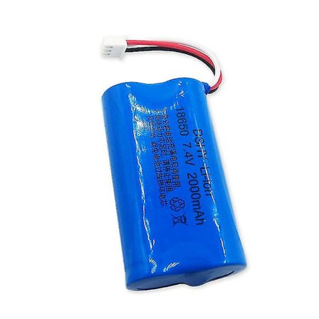 18650 Litiumakku 7.4v 2000mah Xh-3p Liitin Sähkölelu Kaukosäädin Litiumakkupakkaus