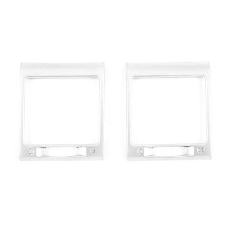 Deksel for luftuttak på bilkonsoll, side, for G-klasse W463 G500 2004-2018, sølv