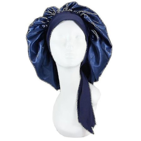 Silke Bonnet Satin Bonnet For Soving Bonnet Med Bånd Nattlue
