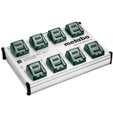 Metabo ASC 55 MULTI 8 Lader for batterispenning 12–36 V, Maskintilbehør & forbruk