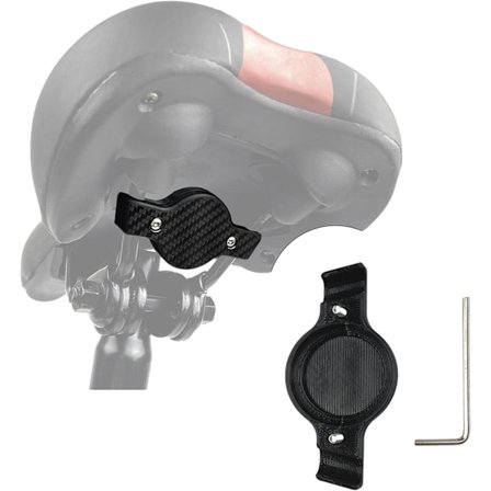 Airtag-pyöräteline Airtag-silikonikotelo GPS-paikannin Pyörä kannettava kadonneen paikannin Airtagit Pyörän istuin/koira/kissa Tarvikkeet 