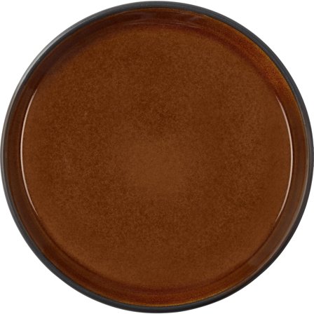 Bitz Gastro tallerken 17 cm, svart/rav' - 'Svart / gul