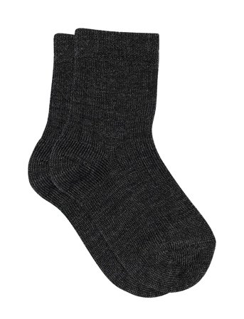 mp Denmark Wool Rib Socks - Grey - 29/32