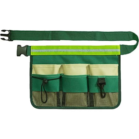 Puutarhatyökalujen vyölaukku (vihreä), ripustettava laukku puutarhatyökaluille