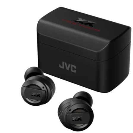 JVC HA-XC72T-R-F svarta hörlurar TWS Bluetooth-hörlurar för iPhone och Android