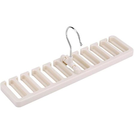 Belteholder Skjerf Belteholder Organizer Plast Slips Holder Plassbesparende Oppbevaring For 10 Belter/Skjerf/Slips