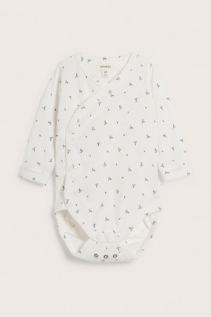 Newbie | Ribbestrikket omslagsbody | Blå