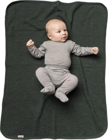 Woolpower Kids Blanket 400 Forest Green