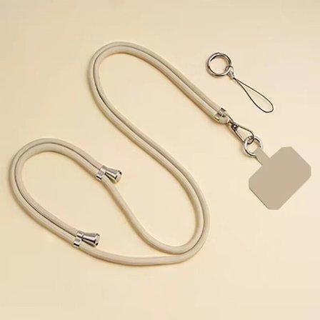 1 st Crossbody Lanyard Halsband Rem Universal Mobiltelefon Justering Långt Hängande Rep Med Clip Anti-Lost Lanyard