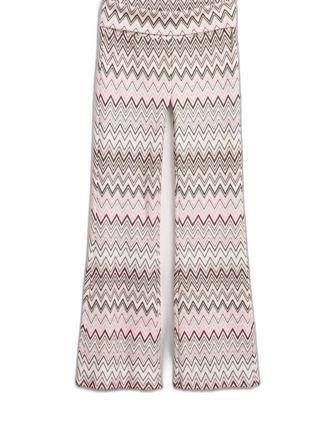 Slutsålda Mönstrade bootcut byxor