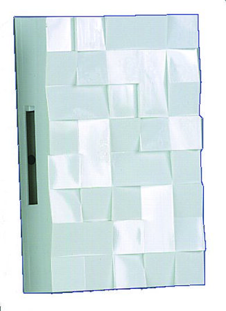 HONEYWELL DØRKLOKKE FACET D107 HVIT