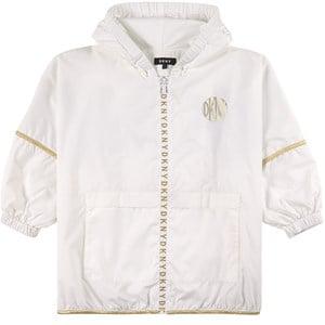 Kids - DKNY White Logo Windbreaker 14 years - Coats and jackets - 14 years - White - Mädchen