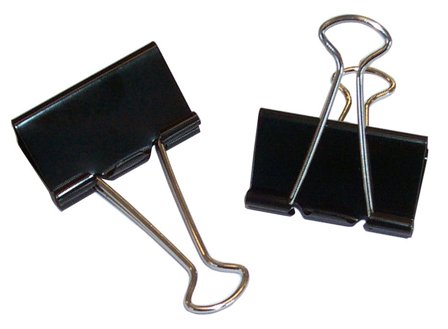 Papirklemmer - 6 stk. - 1,3 cm