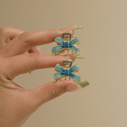 Sløjfe hårklemmer Metal Fashion Hårtilbehør til piger og kvinder