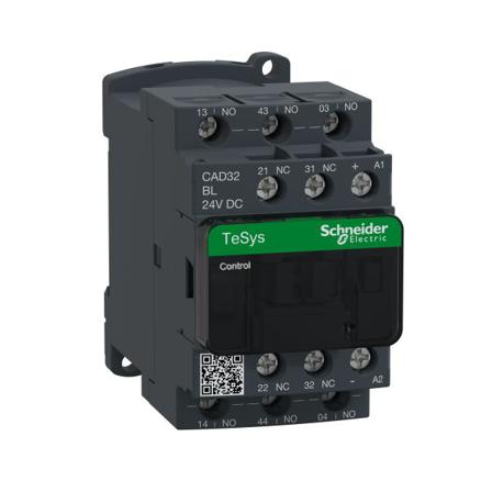Schneider Electric CAD32BL Hjelperelé 24 VDC, 10 A 3 Lu + 2 Br, Elfordeling & strømforsyning