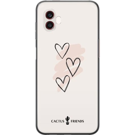 Yhteensopiva Puhelinkuori Samsung Samsung Galaxy Xcover6 Pro Cactus and Friends - Soft Romance Sketch