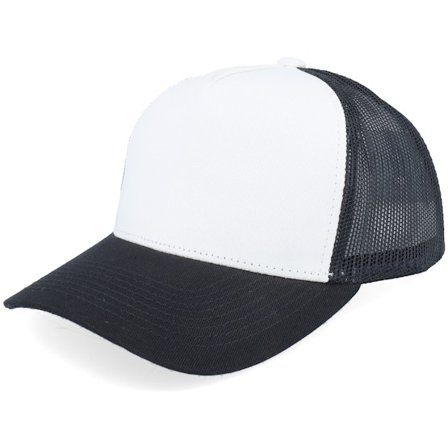 Equip - Hvid trucker Kasket - Kids White/Black A-frame Trucker @ Hatstore