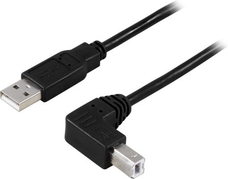 Deltaco USB-kabel - USB til USB-type B - 1 m