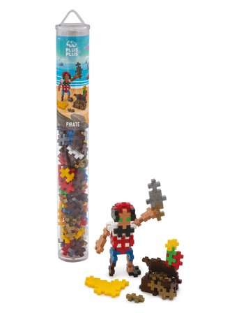 Plus-Plus | Plus-Plus Pirate / 100 Pcs Tube | ONE SIZE
