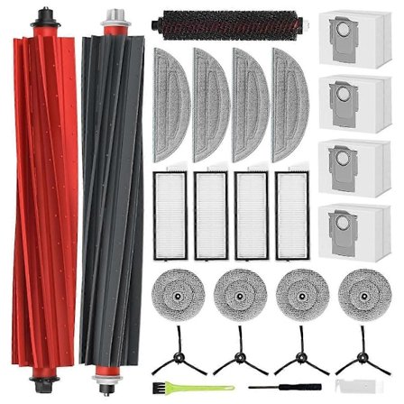 Reservedele til Roborock S8 Maxv Ultra - Hovedbørste og sidebørste