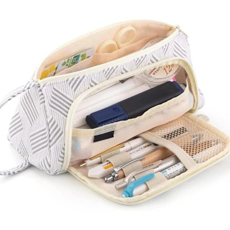 Stilfuldt og Rummeligt Penalhus med Rum – Multifunktionelt Rejsepenalhus til Skole og Kontor