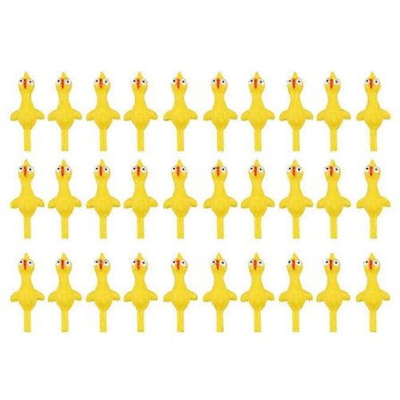 Slynge Kyllingekaster Sjove Mini Flyvende Gummi Kyllinger til Indendørs Udendørs-God