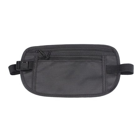 Invisible Travel Waist Packs Fodral för Passport Money Bältesväska