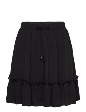 Lilli Oana Skirt Kort Skjørt Svart Bruuns Bazaar*Betinget Tilbud