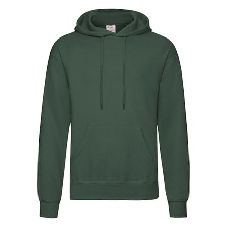 Fruit Of The Loom Herr Hoodie / Tröja L Flaskgön Bottle Green L