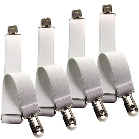 Justerbare 4-delte Under Sofaen, Madras, Lagen, Spændt Fæste, Lang Rem Klip Bånd Fikseret Klip