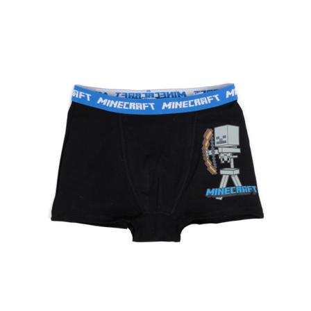 Minecraft Boys Boxer Set (paket Med 3) 13-14 År Grå/bl